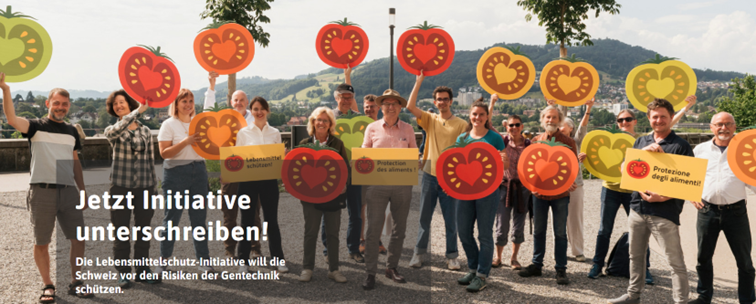 Initiative Keine Gentechnik auf unseren Tellern - Schweizer Volksinitiative zum Schutz vor gentechnisch veränderten Lebensmitteln